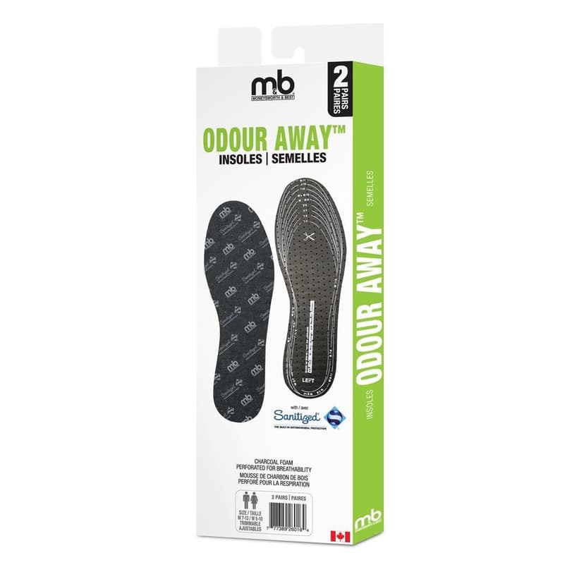 Moneysworth & Best Odour Away Insoles, One Size