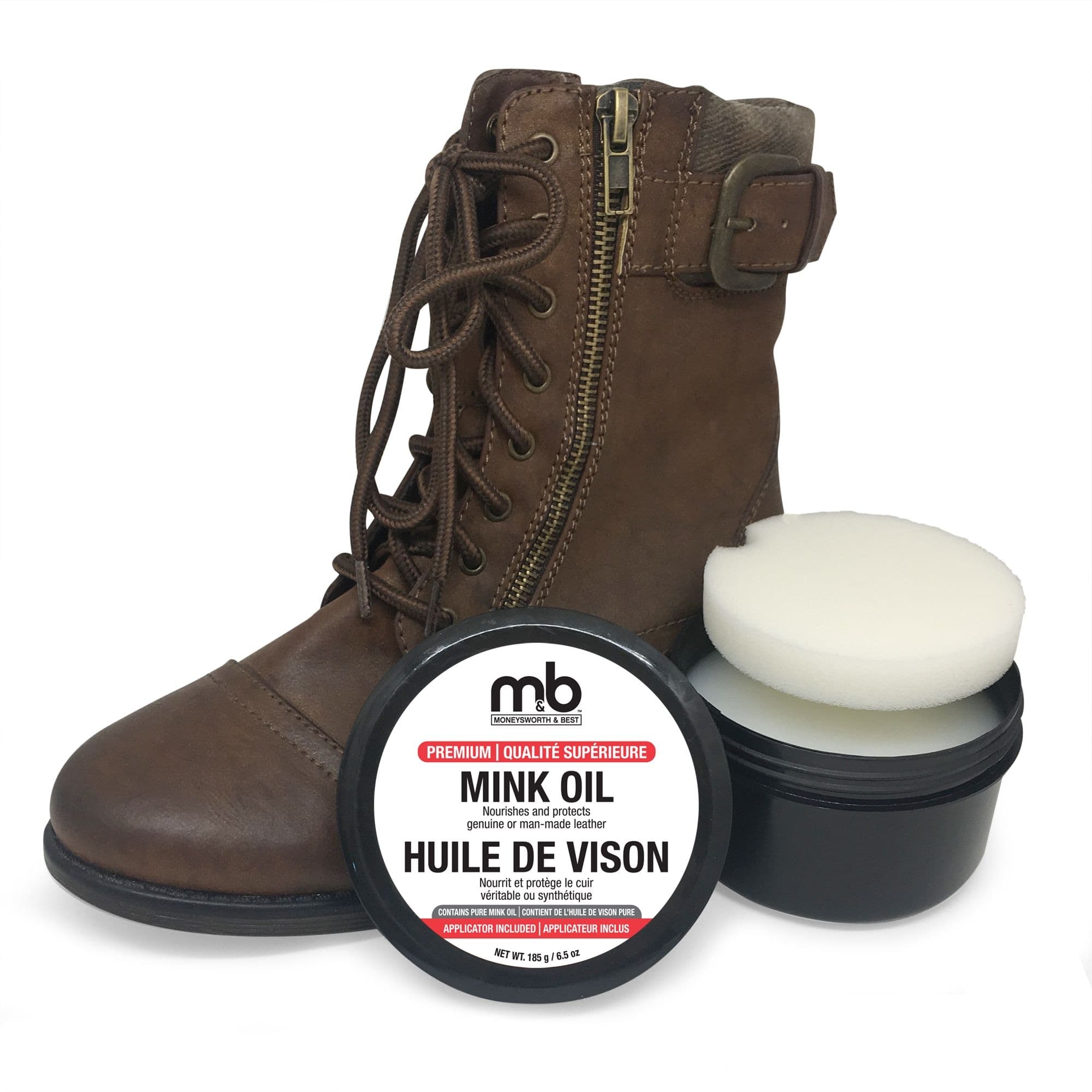 Moneysworth & Best Mink Oil, 185-g