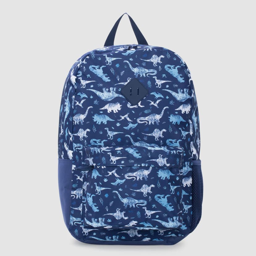 3 Piece Backpack Set, Dinosaurs Navy, 22L