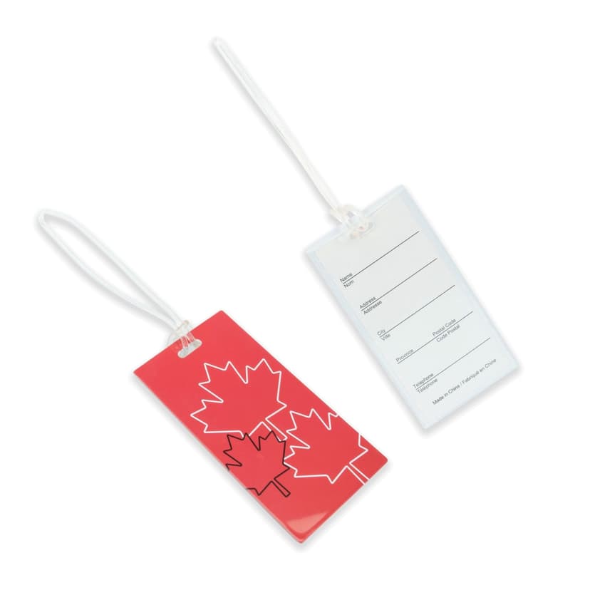 Maple Leaf Luggage Tags, 2-pc