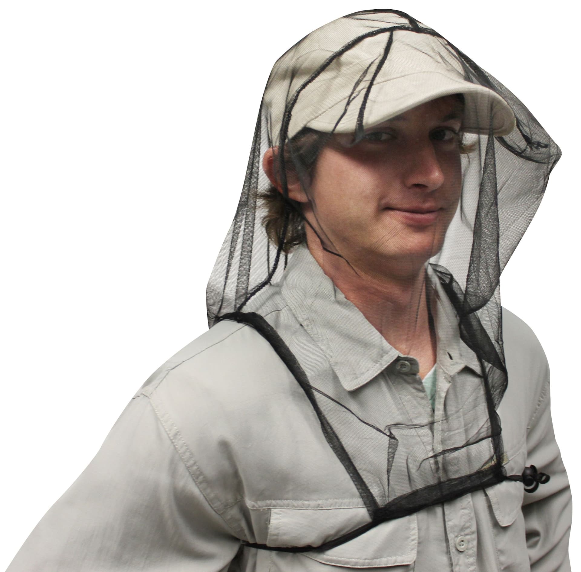 Adult Bug-Resistant Mesh Head and Neck Net for Camping/Fishing/Hiking/Gardening