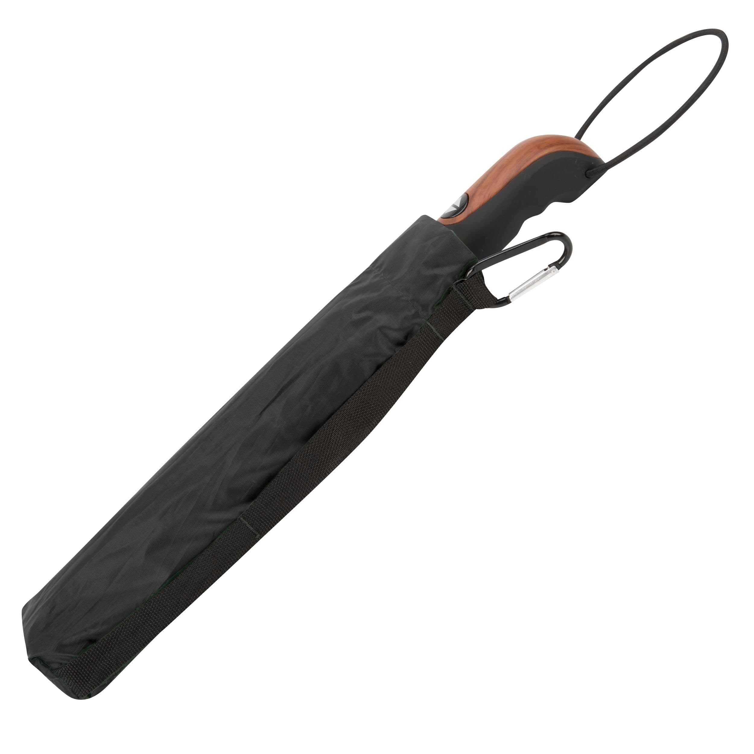 RainTech Deluxe Auto Open/Close Umbrella, 46-in, Black