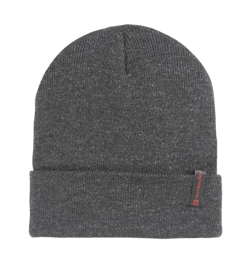 Outbound Thinsulate Double Layer Knit Toque Beanie Hat For Winter Ski/Snow Sports, Grey