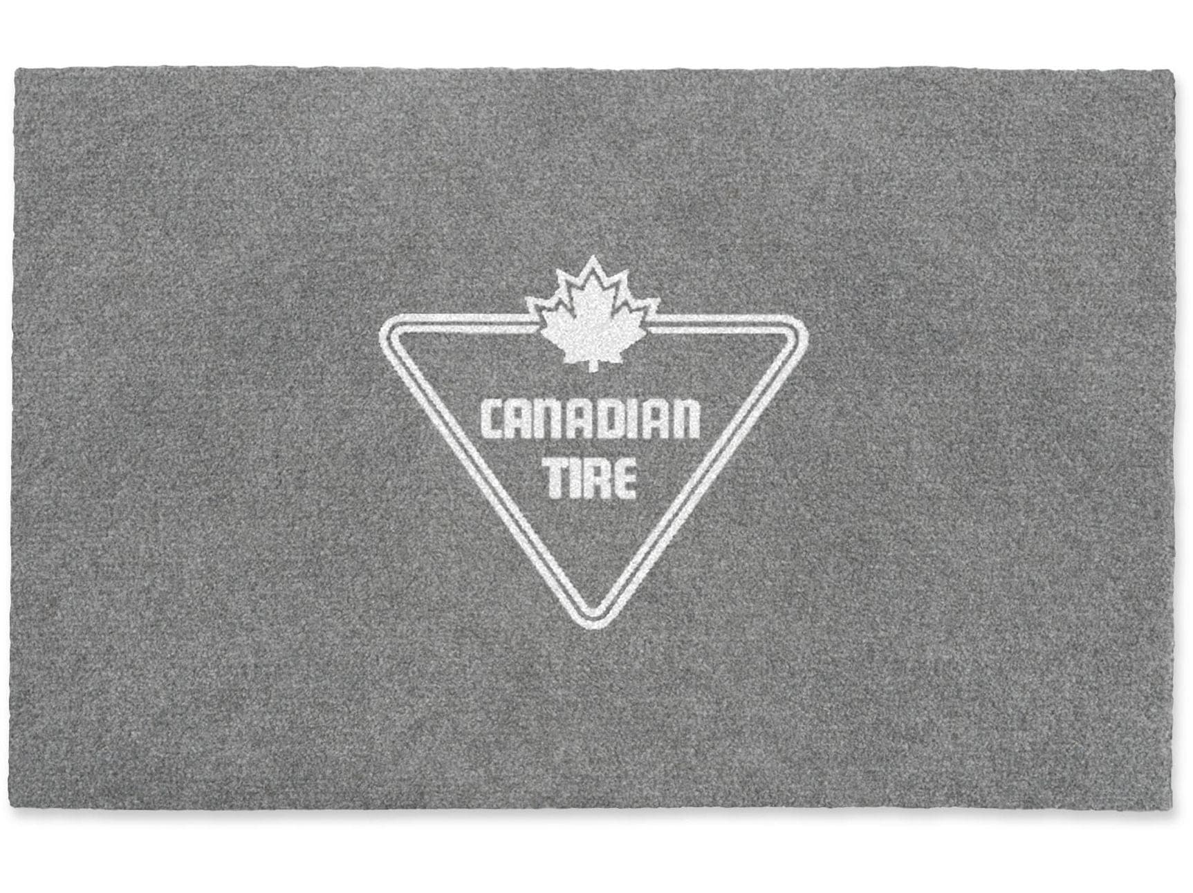Canadian Tire Logo Ice Skate Mat, Grey, 22-in x 15-in