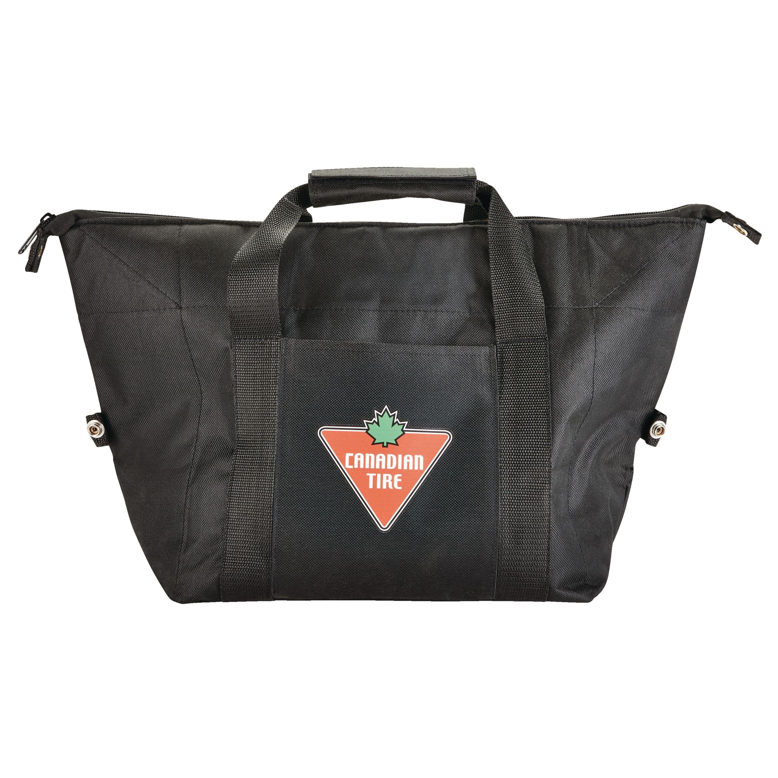 Sherwood Pro Hockey Pucks in Canadian Tire Logo Cooler Bag, Black, 6-oz, 24-pk