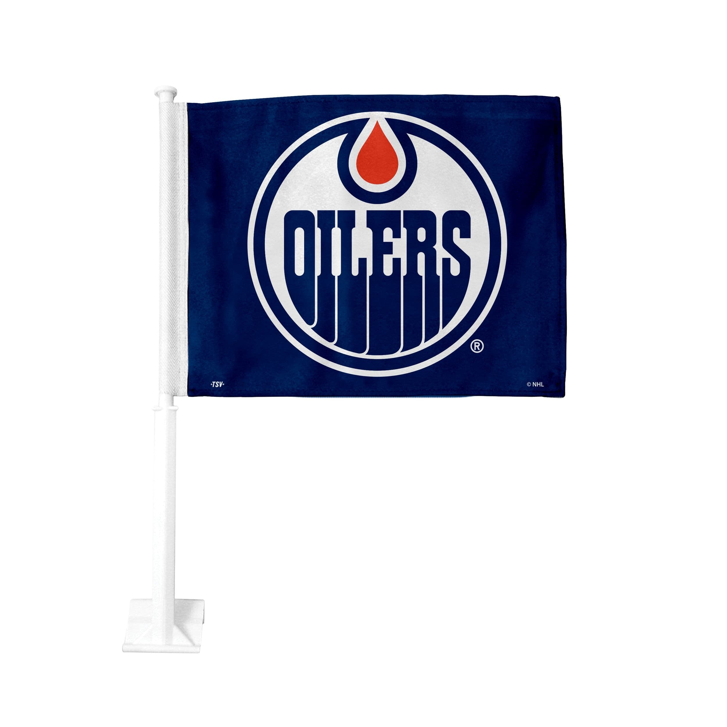 NHL Edmonton Oilers Hockey Car Flag