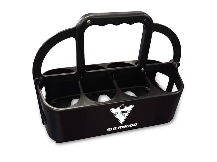Sherwood Hockey/Sports Water Bottle Carrier with Canadian Tire Logo, 8 Slots