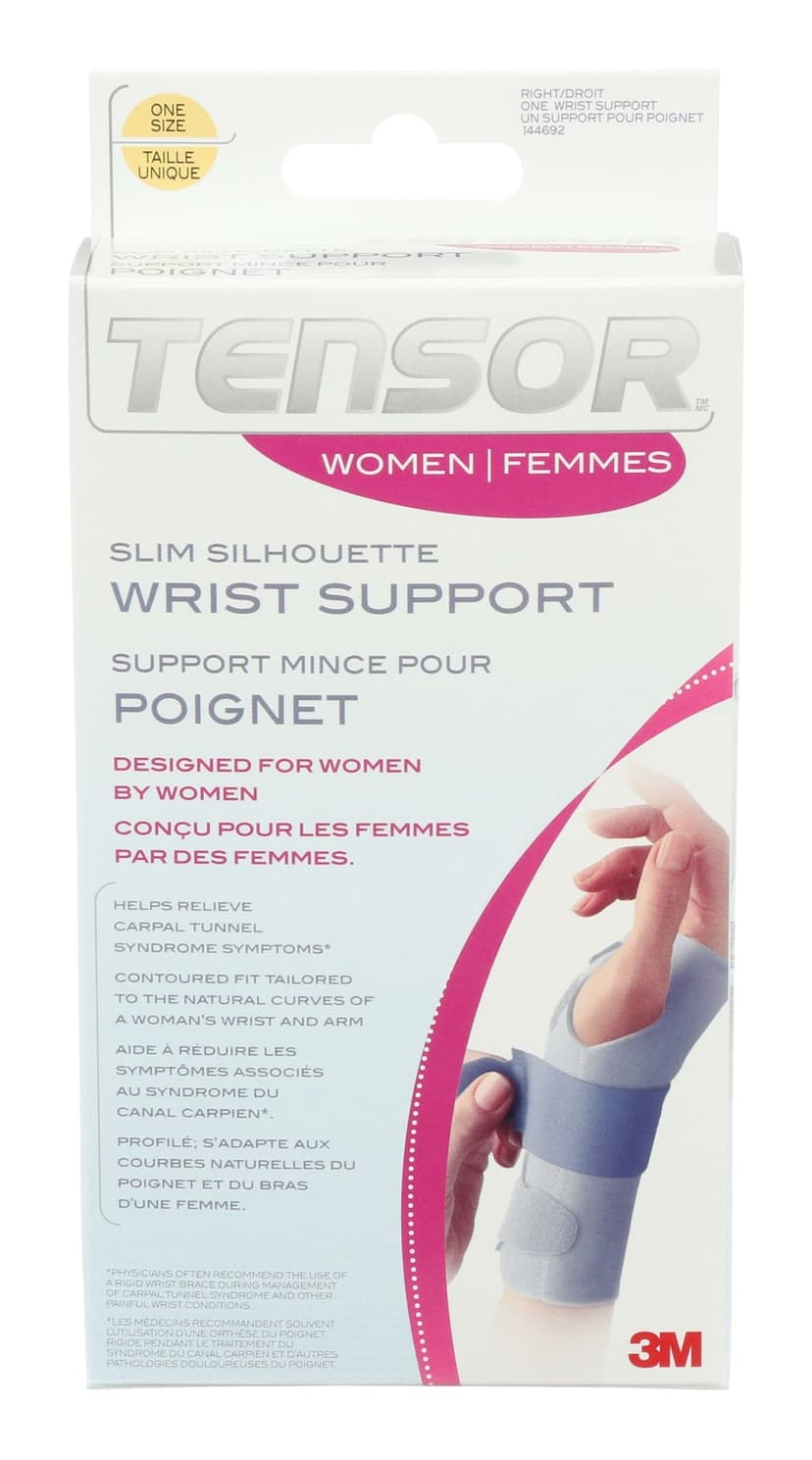 Tensor Women's Slim Silhouette Wrist Support, Right Hand