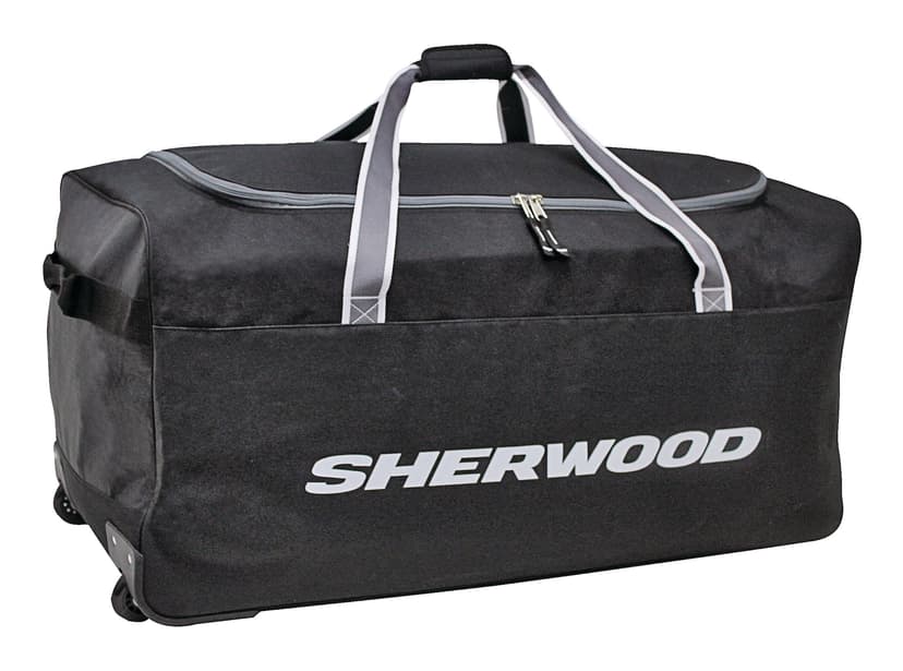 Sherwood Hockey Bag, Wheeled, Senior, Black, 38-in
