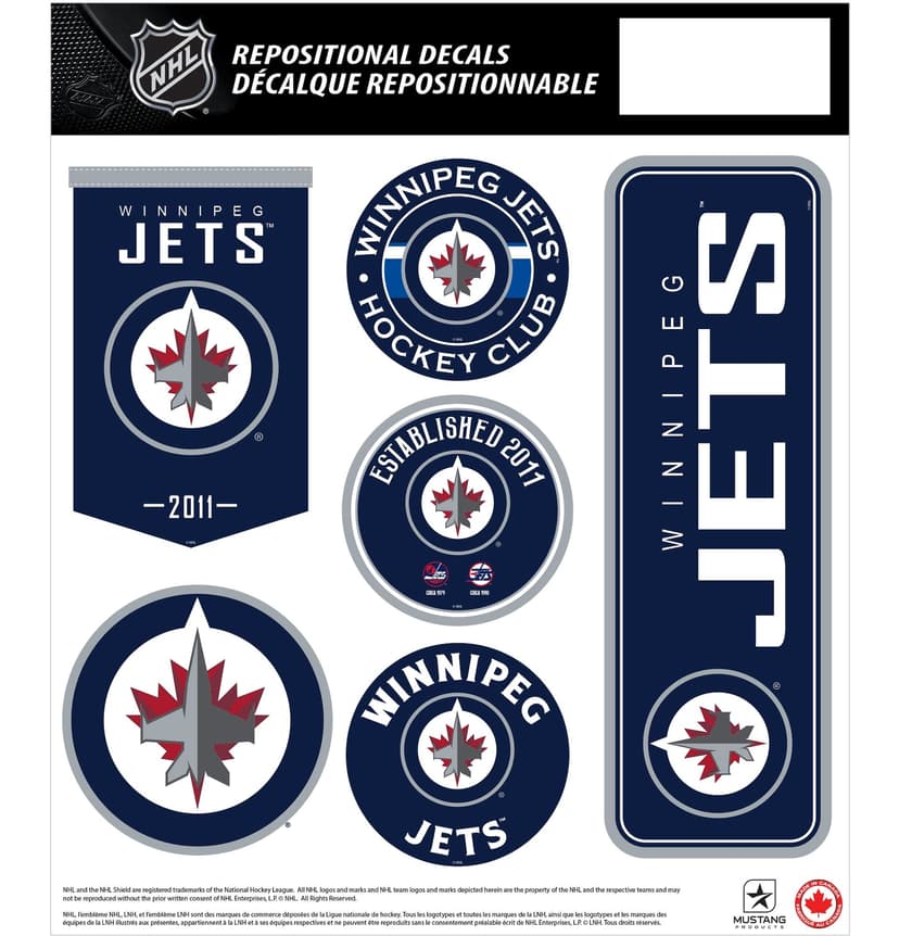 NHL Winnipeg Jets Wall Decal