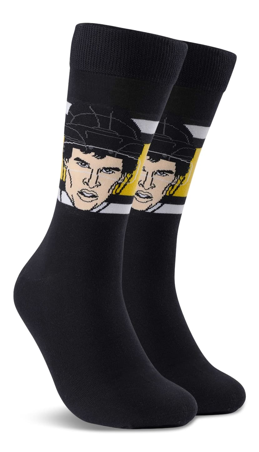 Major League Socks NHL Pittsburgh Penguins Sidney Crosby "Sockey" Crew Socks, Adult, One Size