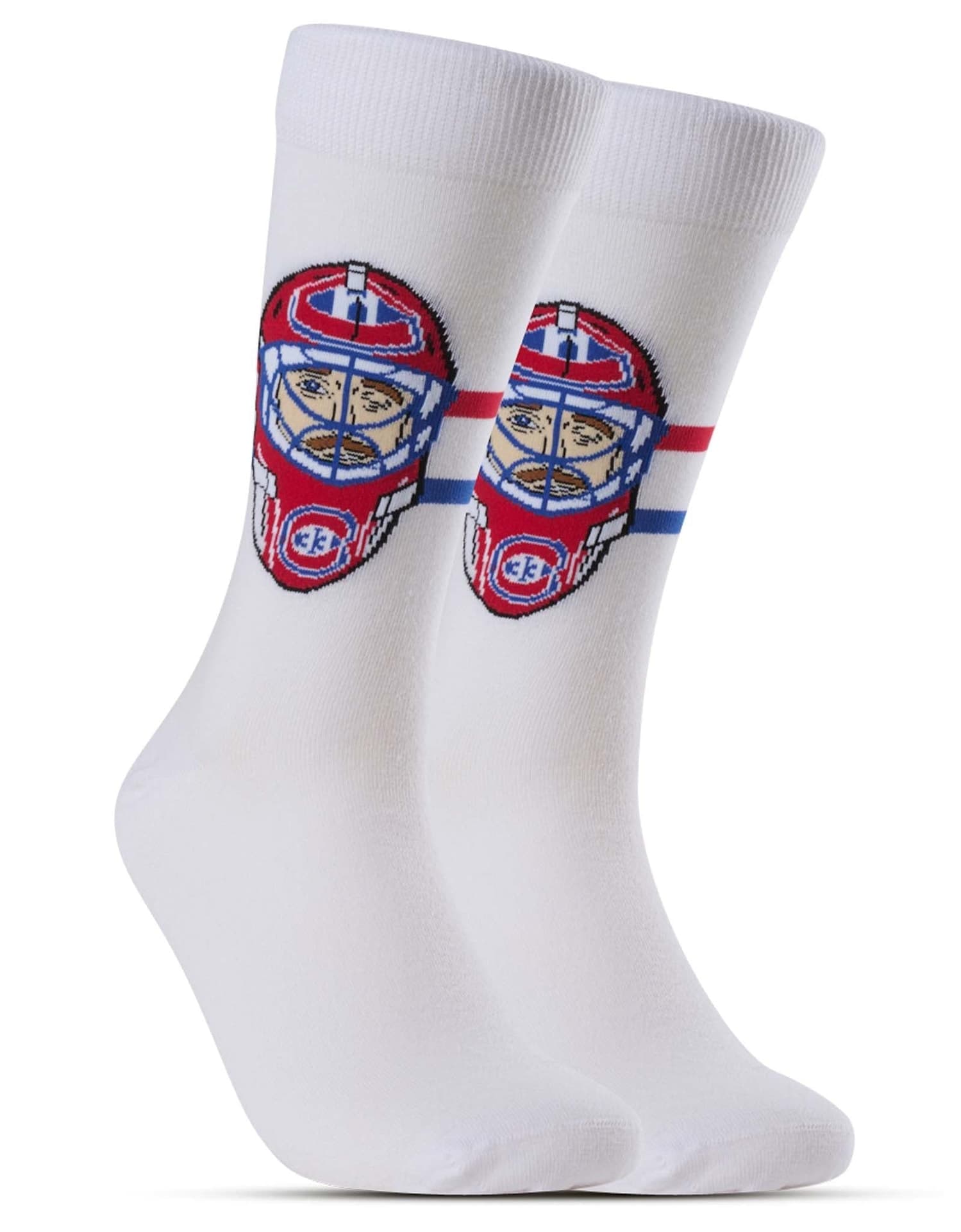 Major League Socks NHL Montreal Canadiens Patrick Roy "Sockey" Crew Socks, Adult, One Size