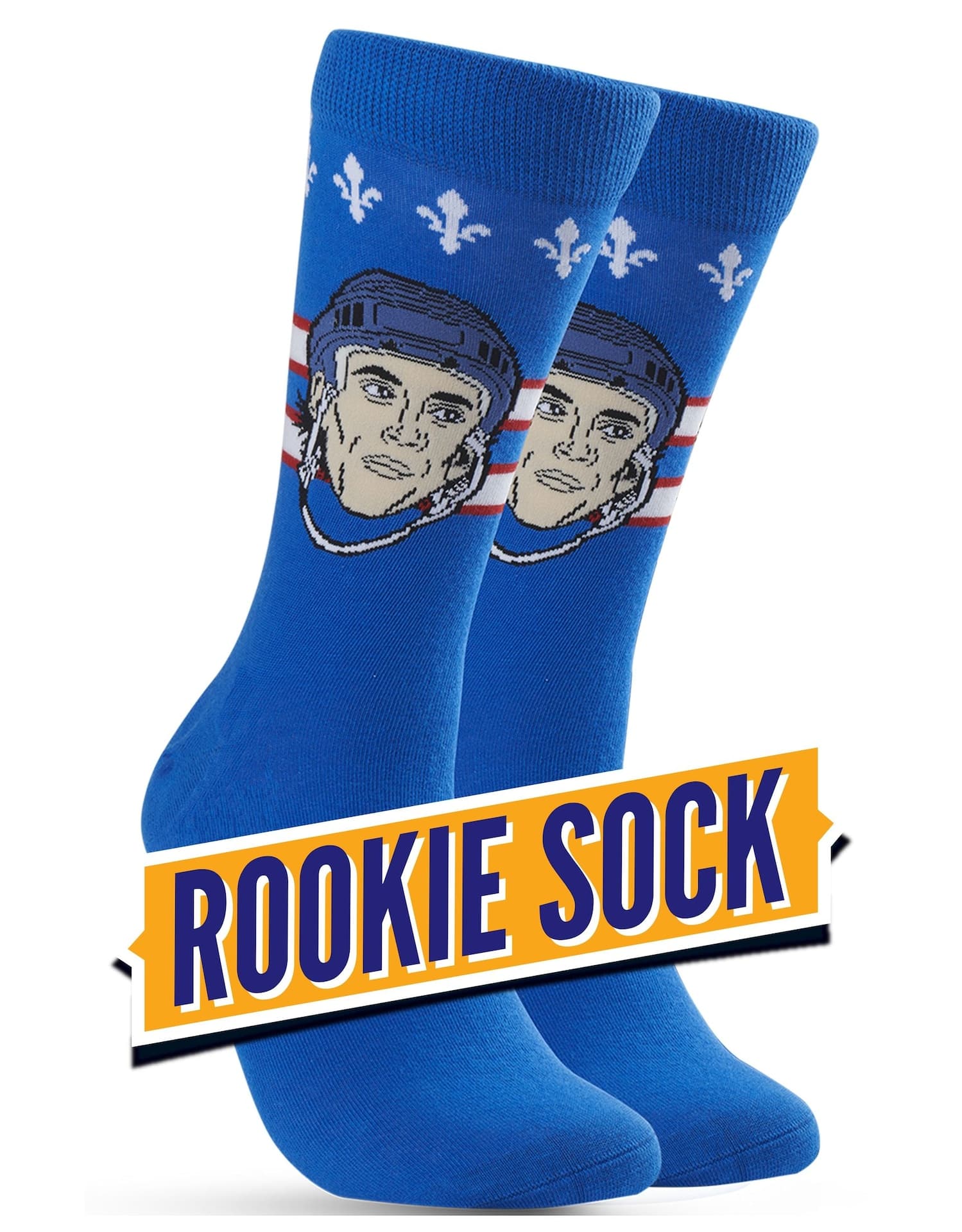 Major League Socks NHL Quebec Nordiques Joe Sakic "Sockey" Crew Socks, Adult, One Size