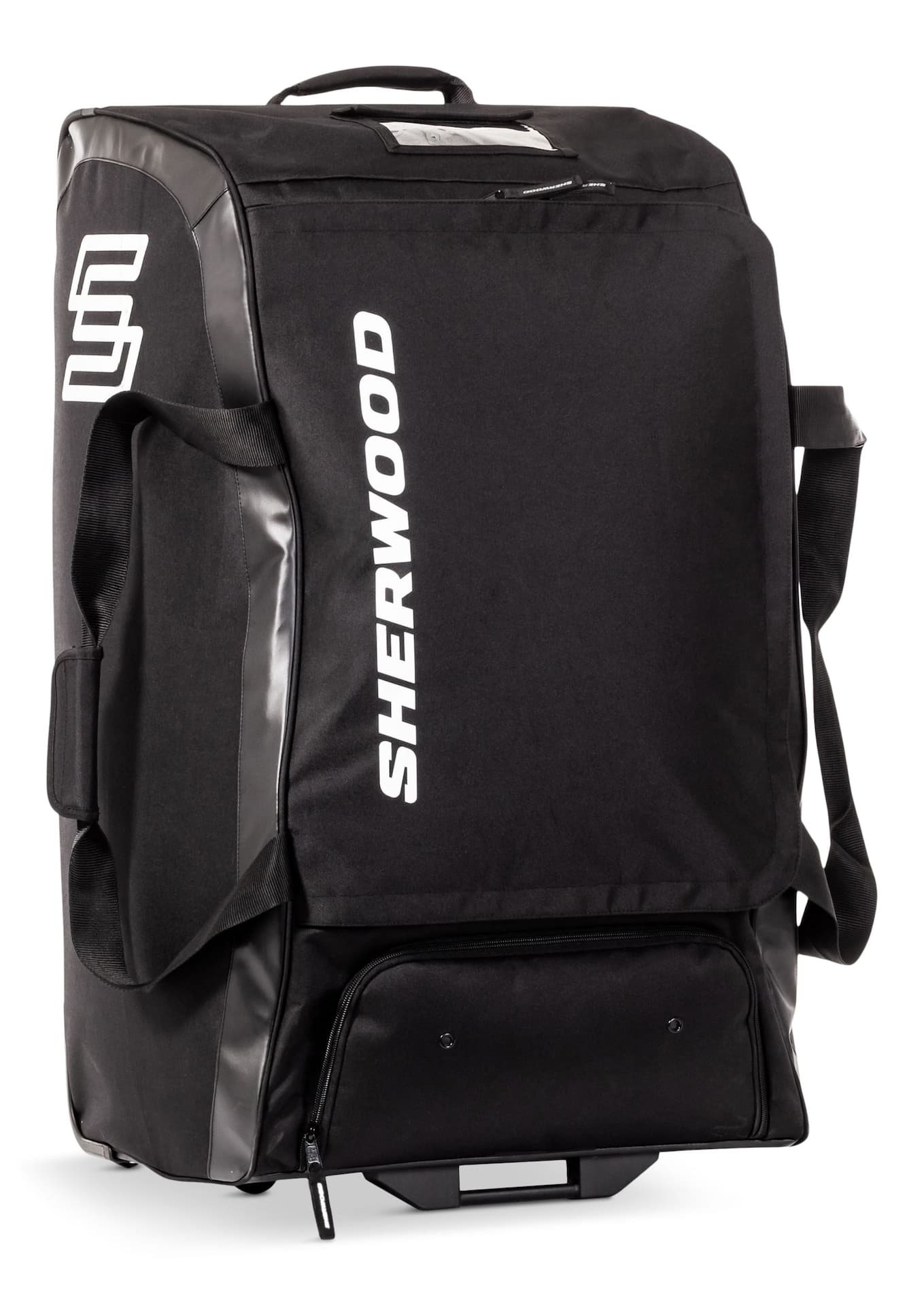 Sherwood Standing Hockey Bag, Wheeled, Junior/Senior, Black, 30-in