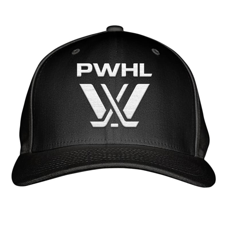 PWHL Basic Cap, Black, Adult