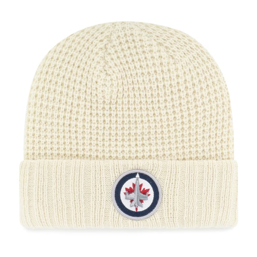 Fan Favorite NHL Winnipeg Jets Mass Clara Cuff Knit Toque, Cream, Women