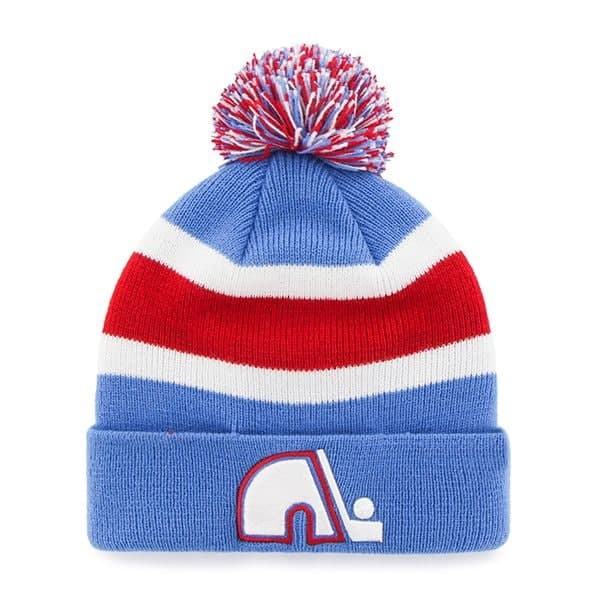 Fan Favorite NHL Quebec Nordiques Mass Breakaway Cuff Knit Pom Toque, Adult