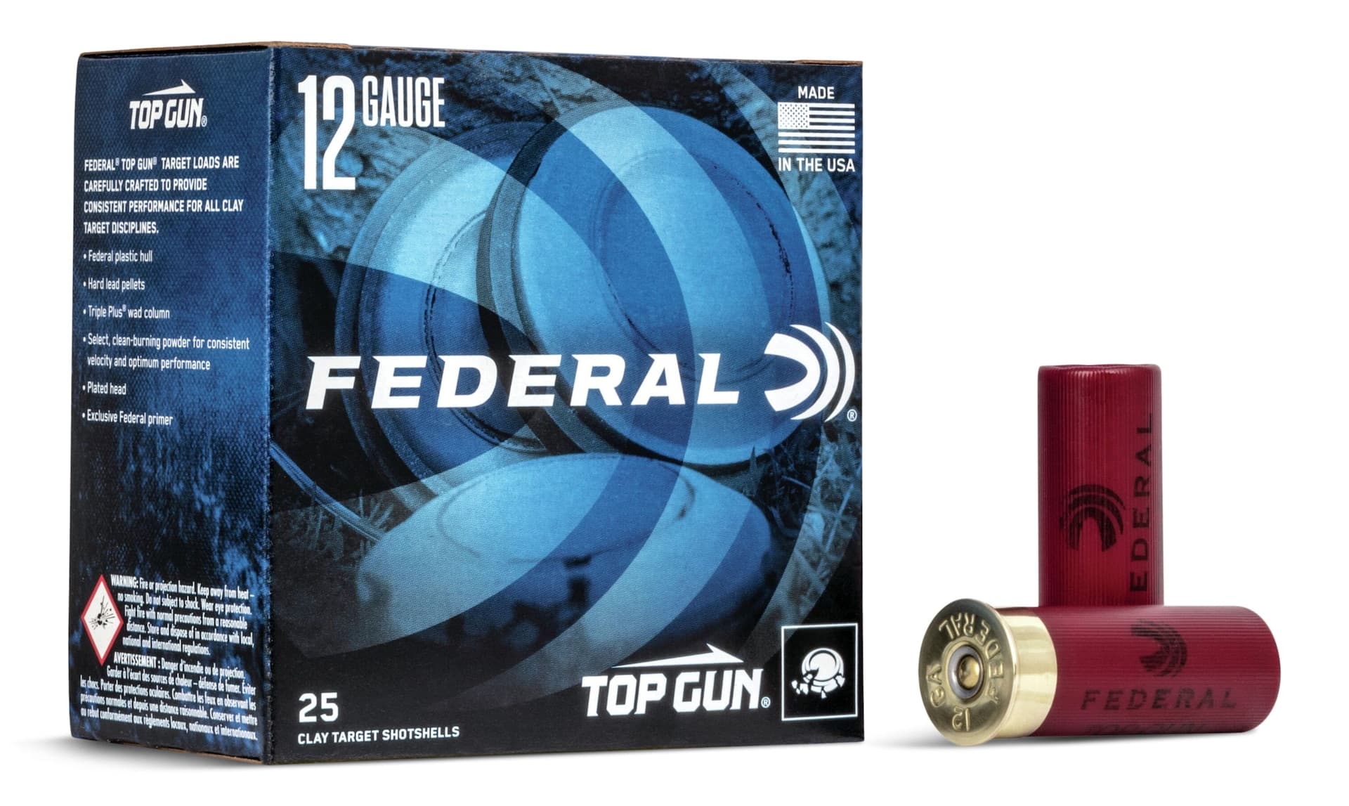 Federal Top Gun 12GA 2 3/4" #8 Shot Size