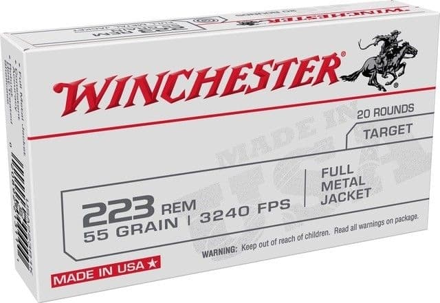 Winchester USA 223 Remington 55gr, 20-pk