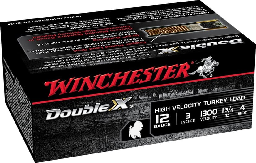 Winchester 12-Gauge 3-in #4 High Velocity Lead Turkey Shotgun Ammunition, 10-pk