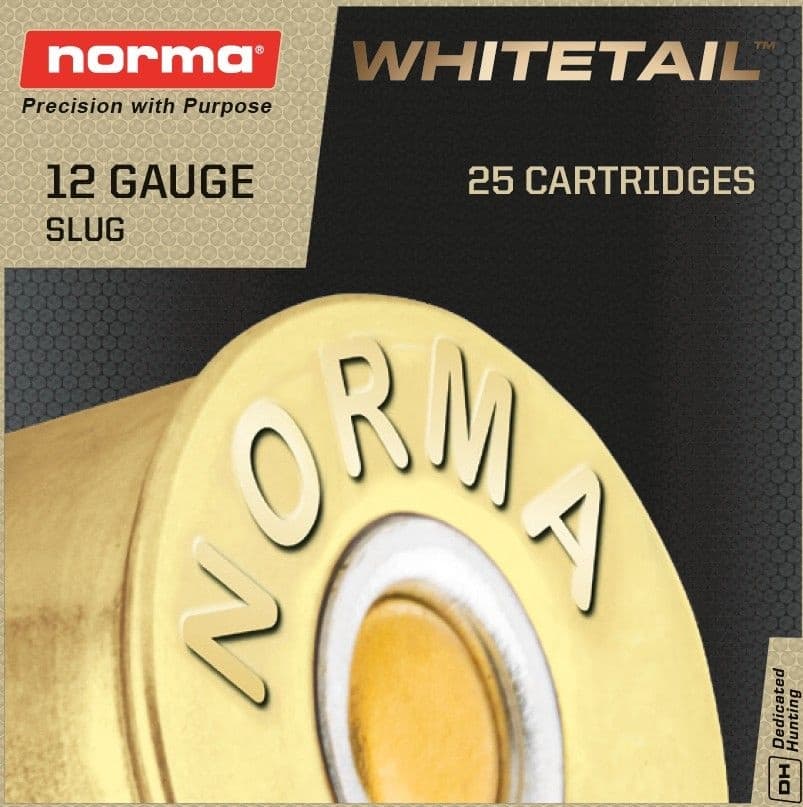 Norma Whitetail 12-Gauge Shotgun Shell Ammunition, 2-3/4-in, 1-oz