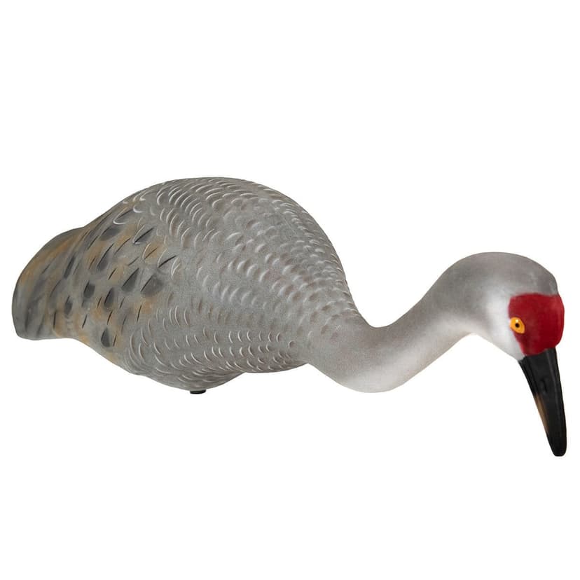 Final Approach Sandhill Crane Feeder In-Ground Hunting Decoy with 32-in Metal Stake