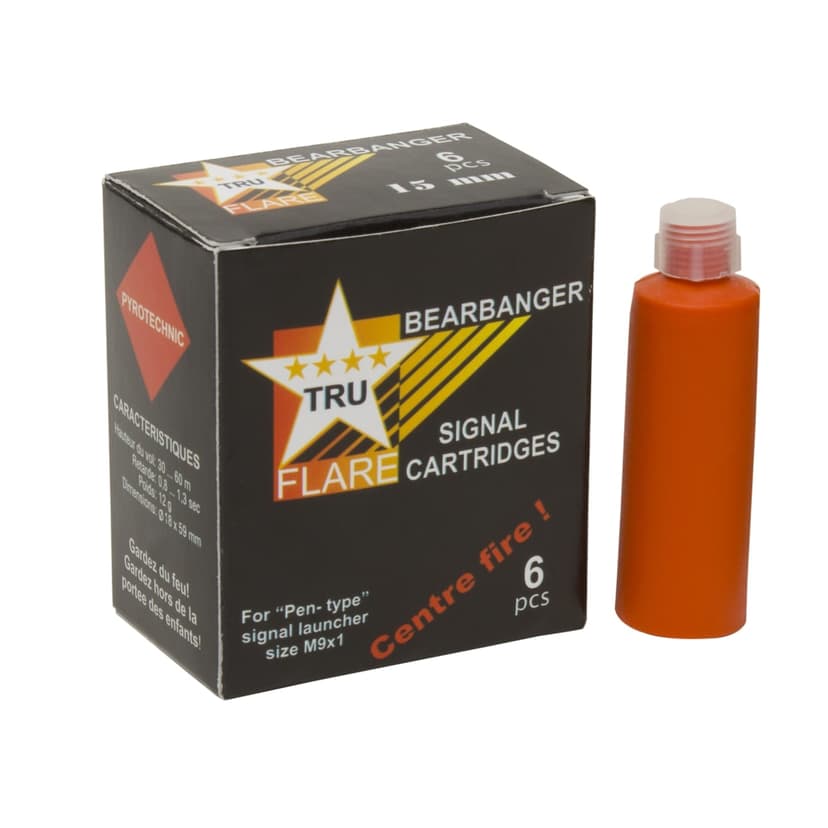 Tru Flare Hunting Bear Banger Signal Cartridges, 15-mm, 6-pk