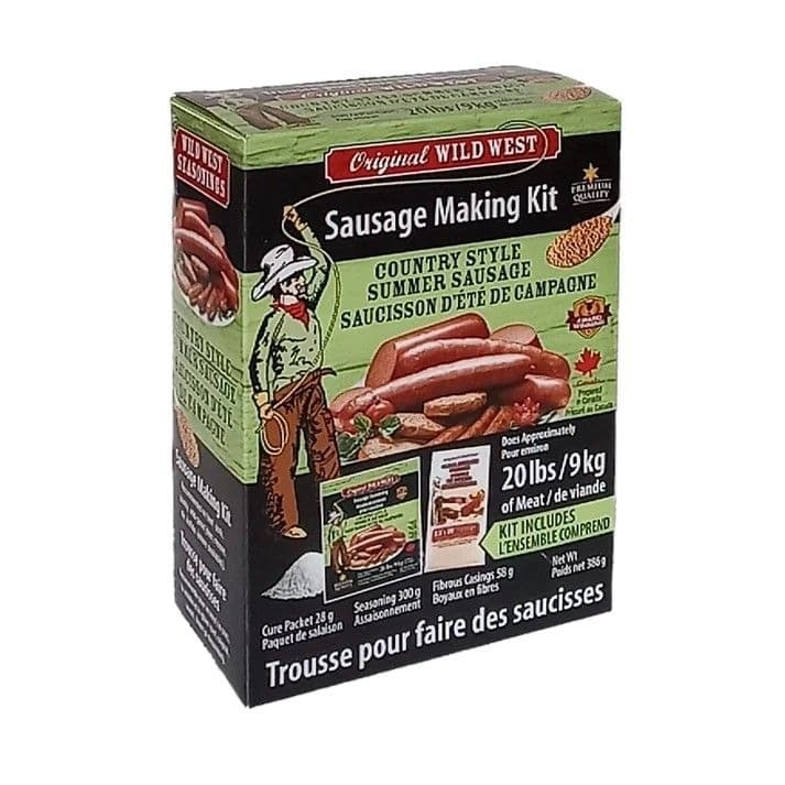 Original Wild West Summer Sausage Making Kit, 386-g