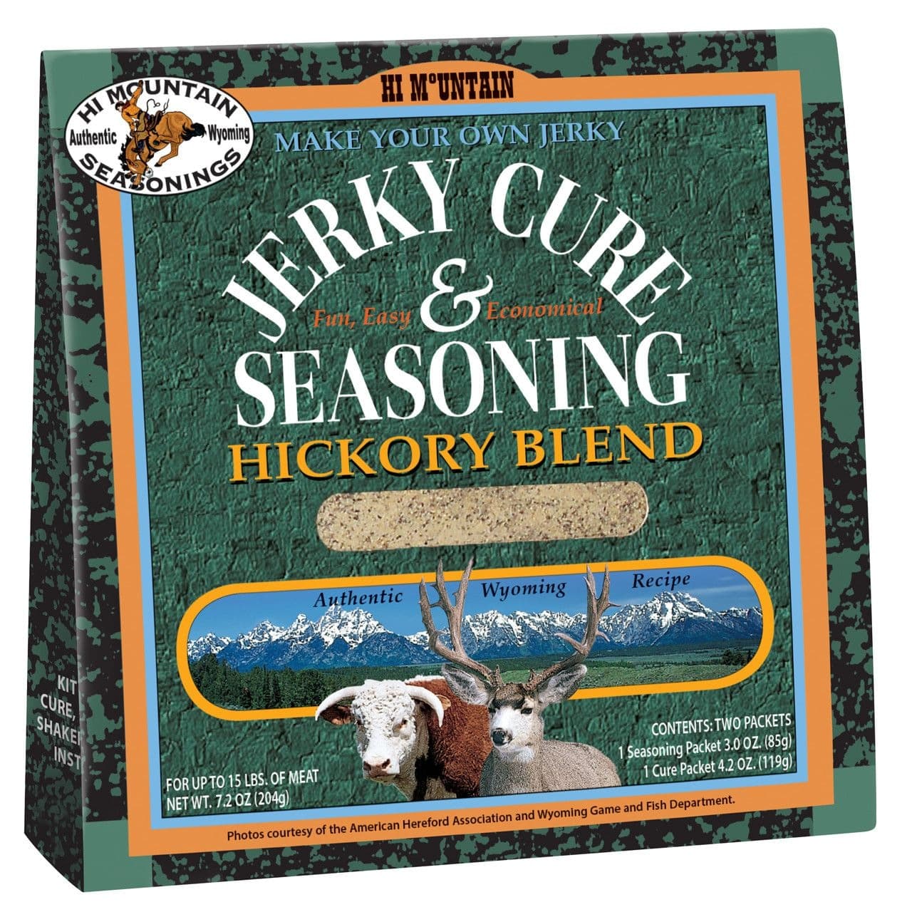Hi Mountain Make Your Own Jerky Cure & Seasoning Kit, Hickory Blend, 204-g