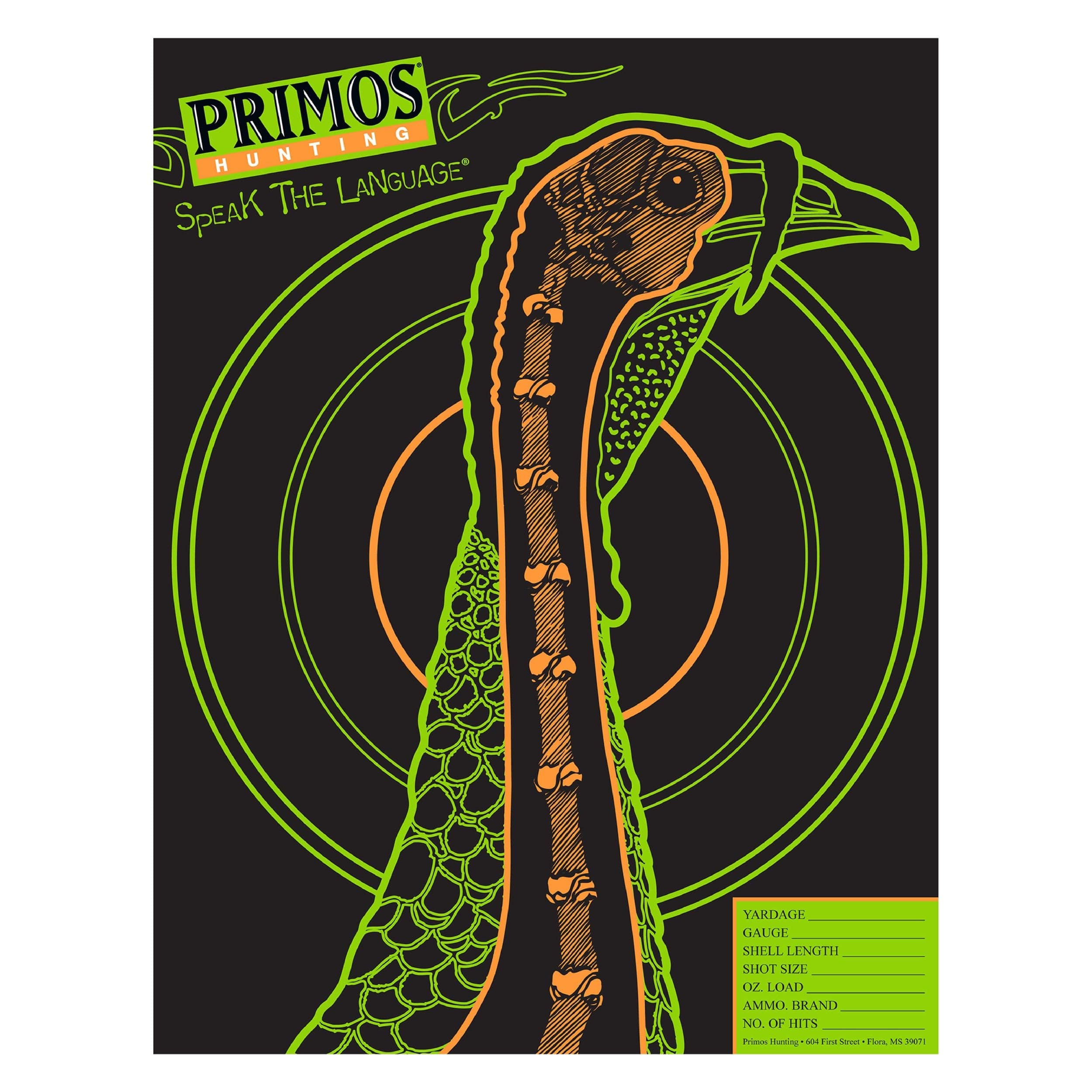 Primos VisiShot Hunting Turkey Shooting Target