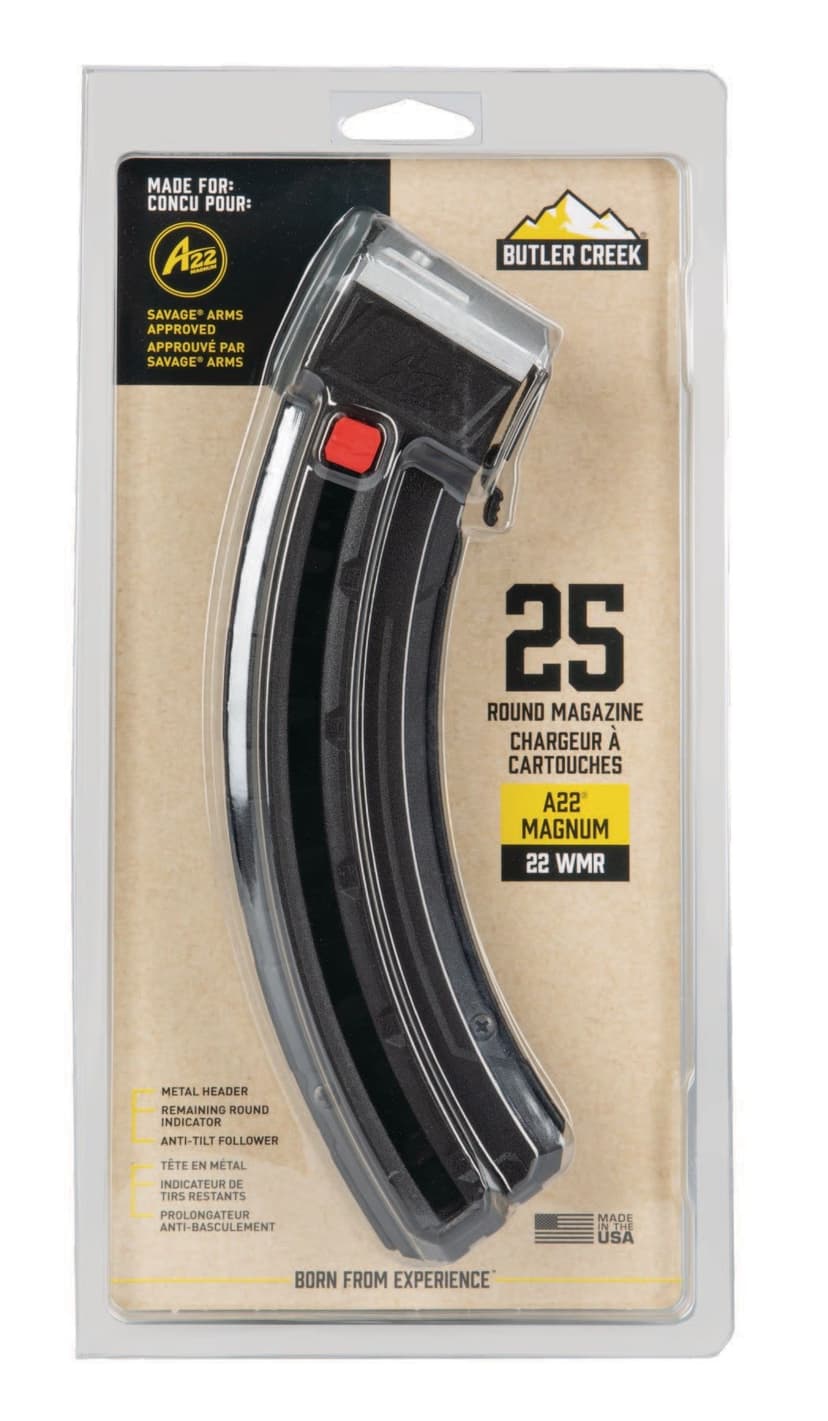 Butler Creek A22 Hunting Magnum 25-Round Magazine, Black