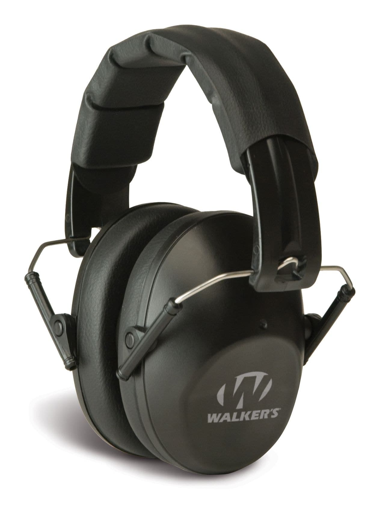 Walker's 22-DB Passive Low Profile Hunting Shooting Earmuffs, Black
