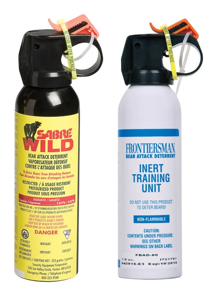 Sabre Wild Bear Attack Deterrent Spray, with Practice Cannister, 225-g