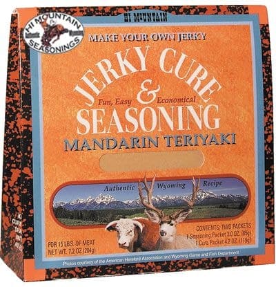 Hi Mountain Make Your Own Jerky Cure & Seasoning Kit, Mandarin Teriyaki Blend, 204-g