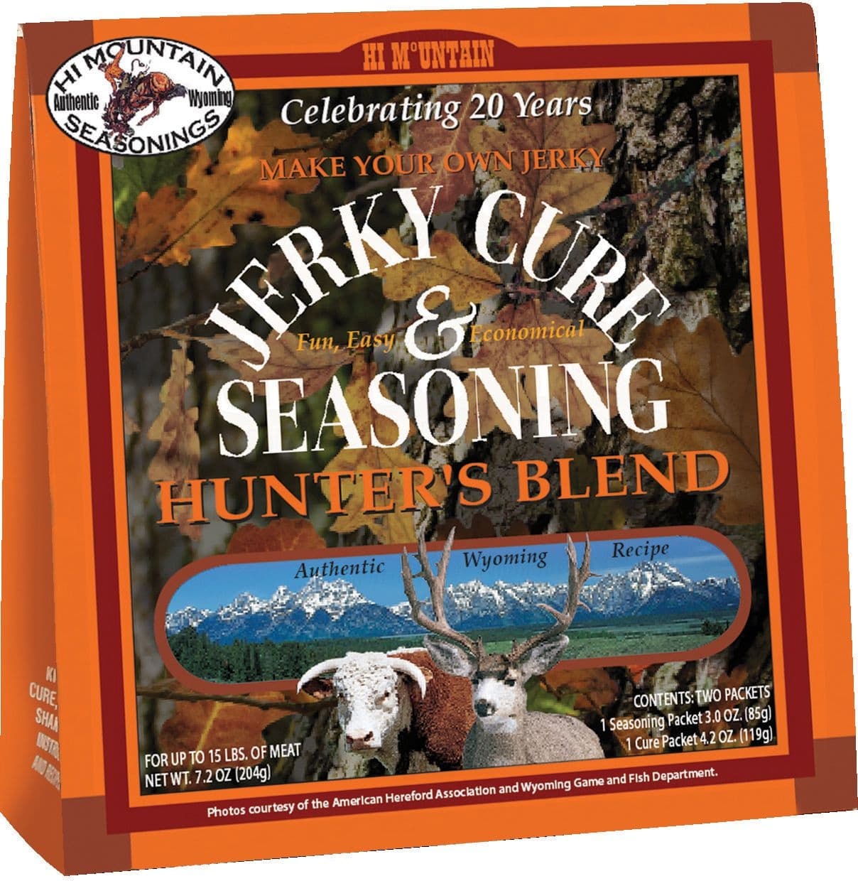 Hi Mountain Make Your Own Jerky Cure & Seasoning Kit, Hunter's Blend, 204-g