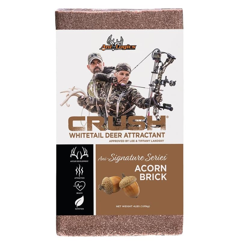 BIGROCK CRUSH Ani-Signature Series™ Hunting Deer Attractant Brick, Acorn Scented, 1.81-kg