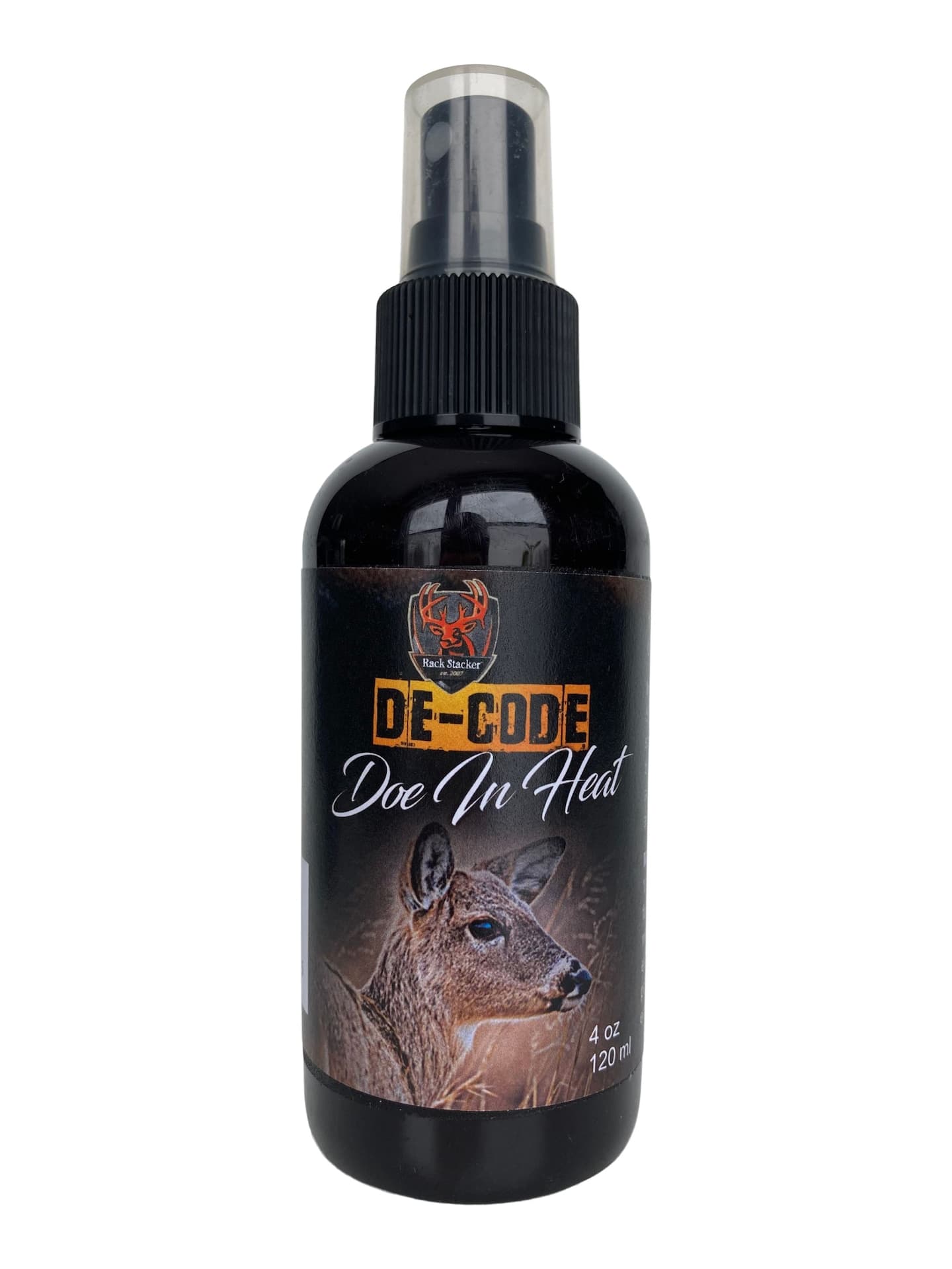 Rack Stacker Hunting De-Code Doe In Estrus Spray, Compact Bottle, 120-ml