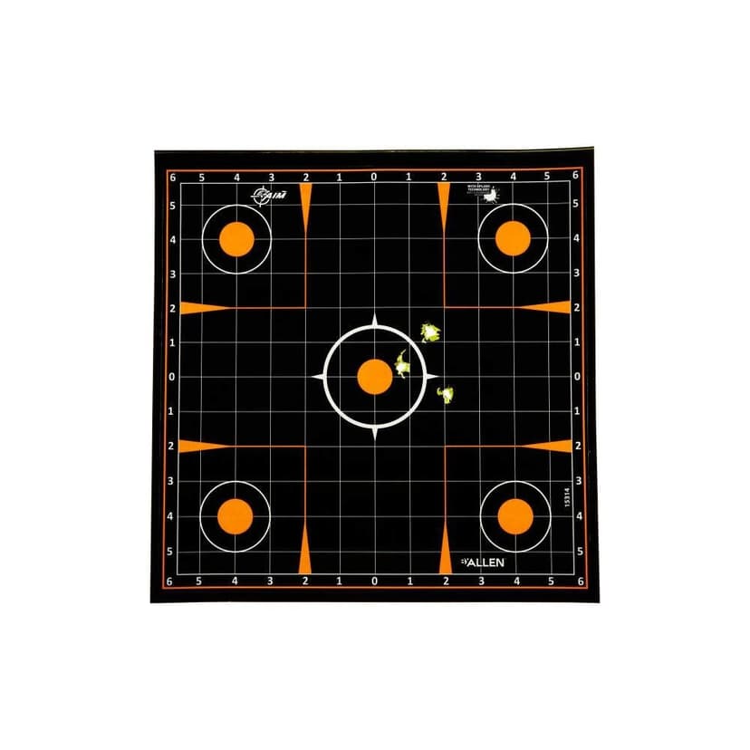 Allen EZ Aim Splash Grid Shooting Target, 12-in, 5-pk