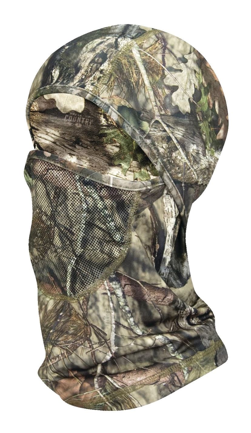 HotShot Men's Hunting Balaclava Hat with Mesh Face Panel, Camo Design