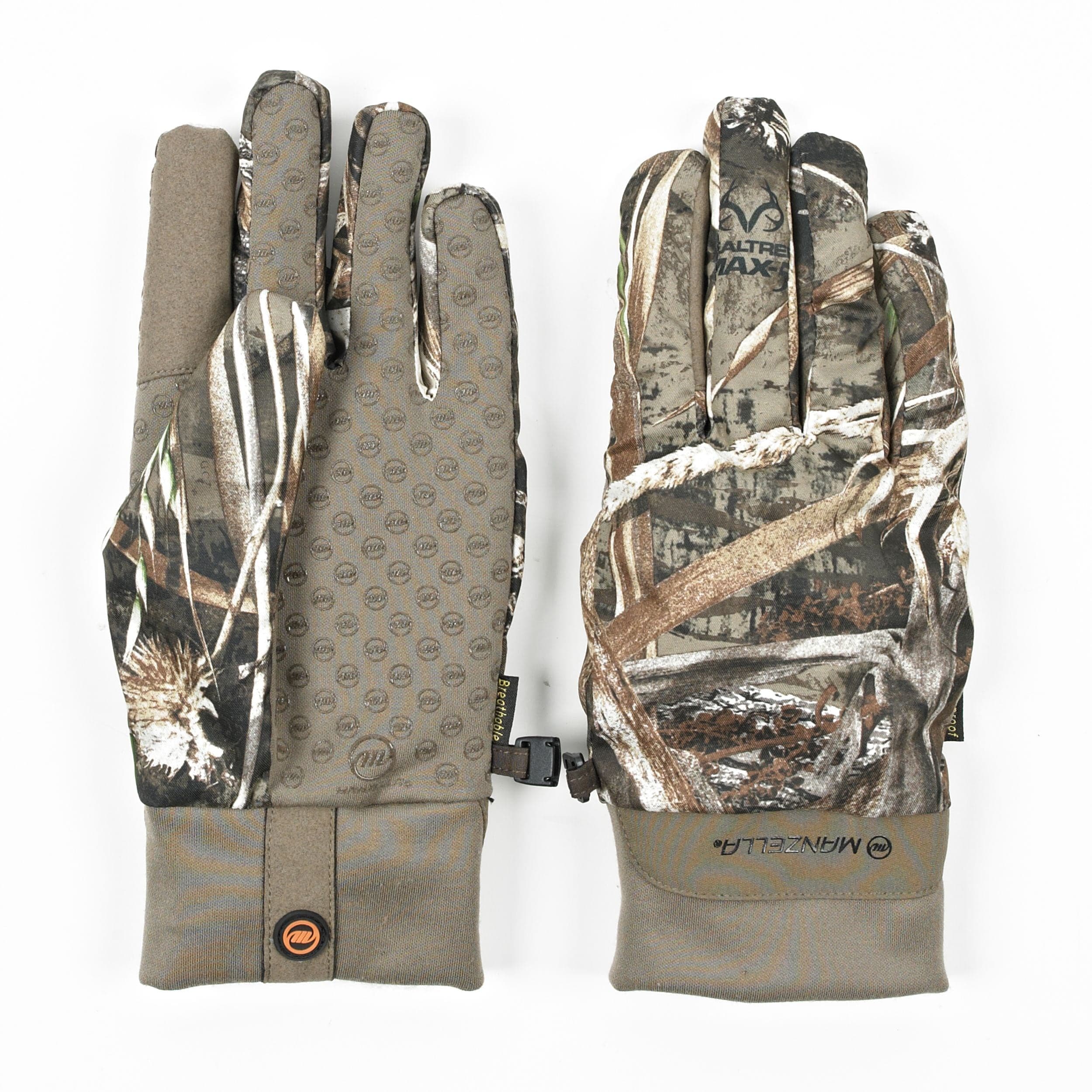 Mazella Men's Waterfowl Shooter Waterproof Insulated Hunting Gloves, RealTree Max5 Camo