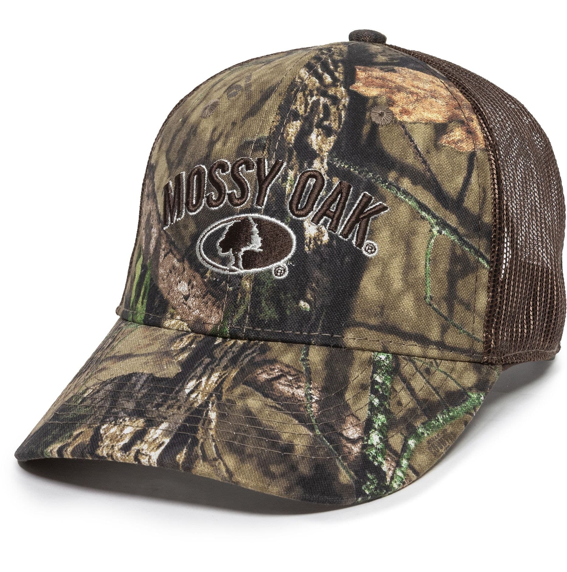 Mossy Oak Country Mesh Back Hat, Brown