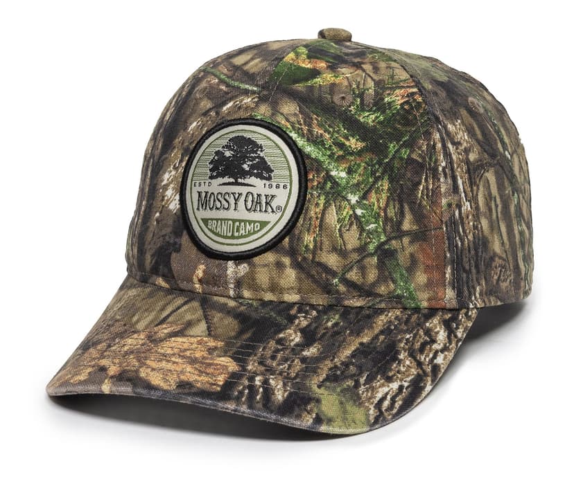 Mossy Oak Hunting Baseball Cap with Adjustable Snap Closure, Mossy Oak Camo
