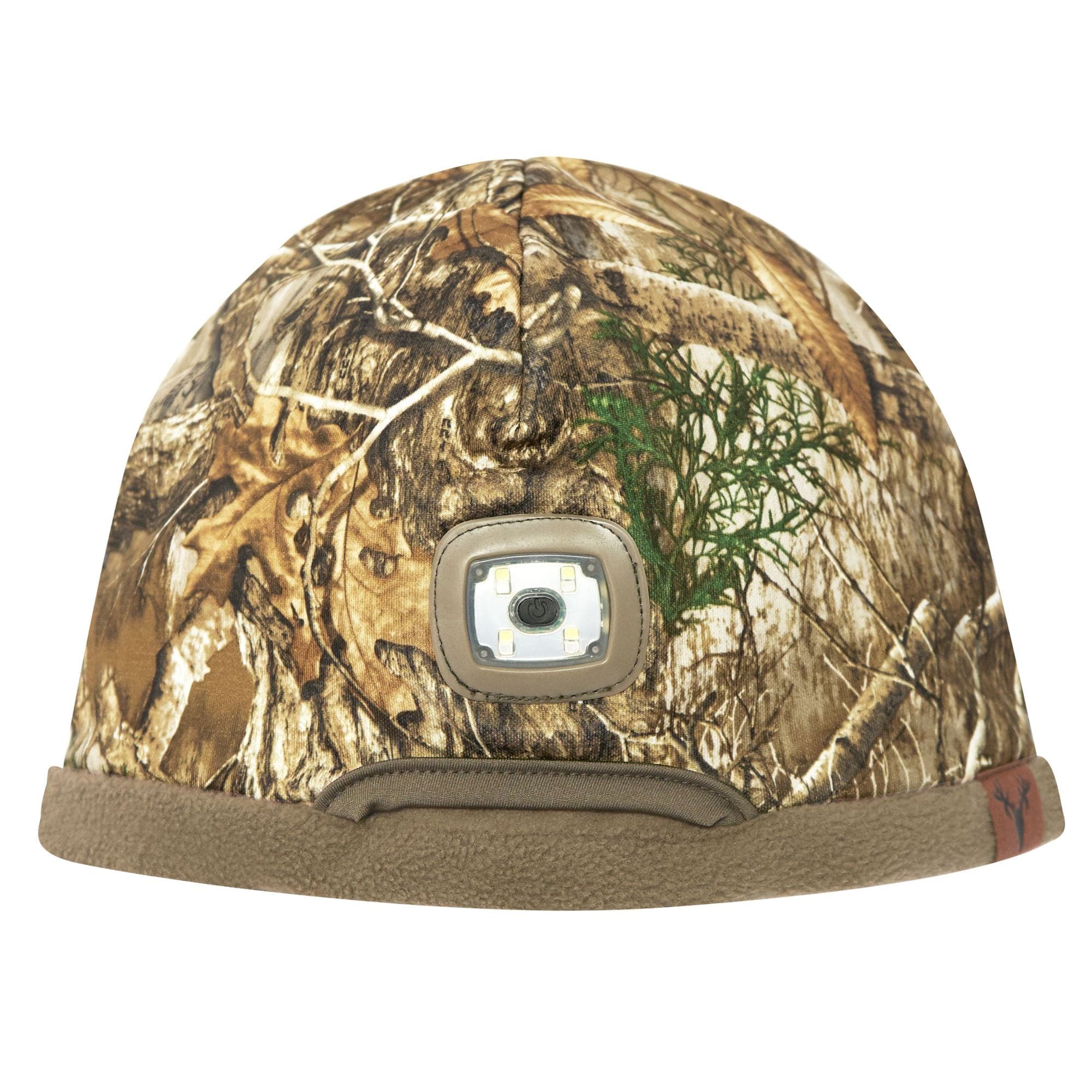 Hot Shot Men's Warm Fleece Hunting Toque with Rechargeable Light, Camo