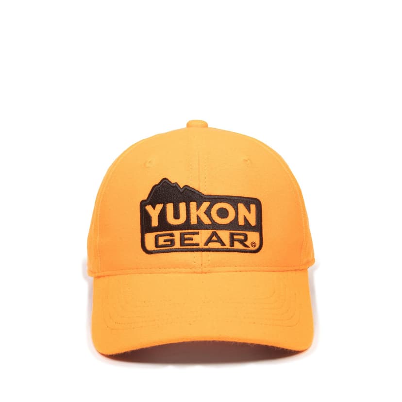 Yukon Gear Hunting Baseball CaP with Adjustable Closure, Blaze Orange