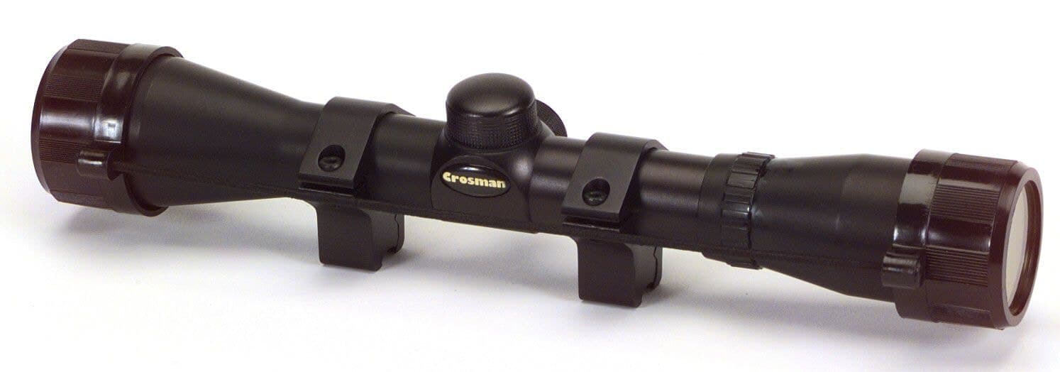 Crosman CenterPoint 4032 Rifle Scope, Black, 4 x 32 mm