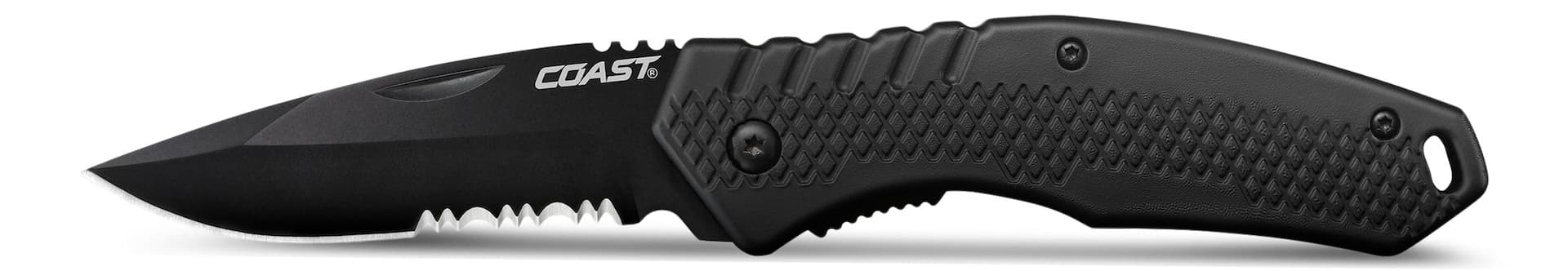 Coast LX602 Compact Pocket Folding Blade Knife with Clip