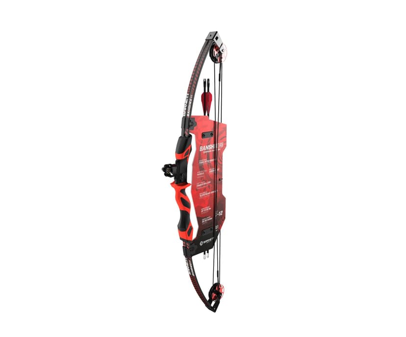 Barnett Youth Kids' Banshee G3 Compound Bow Combo with Arrows, Ambidextrous Riser Design, Ages 7-12