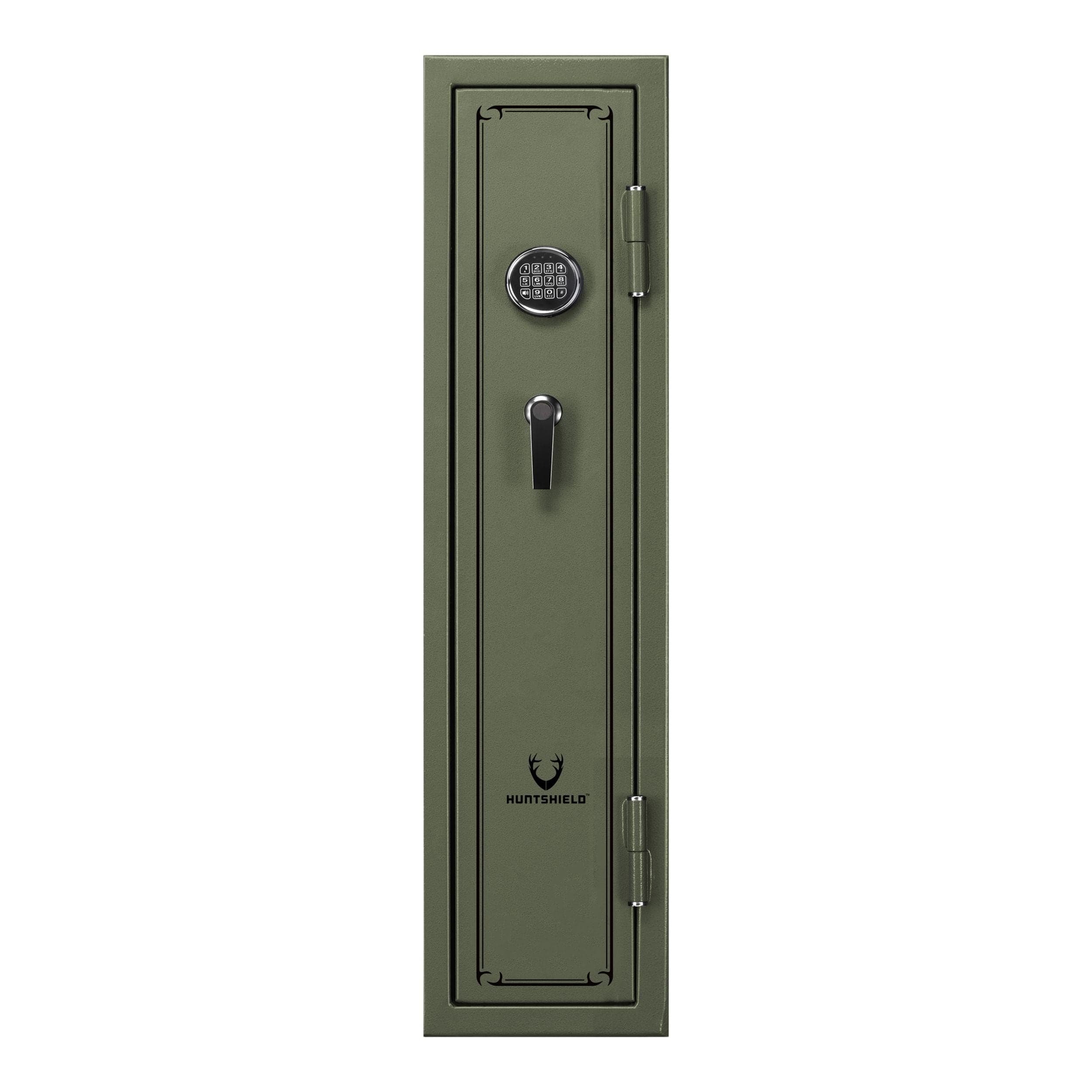 Huntshield 7-Gun Safe with Electronic Code Lock, Green