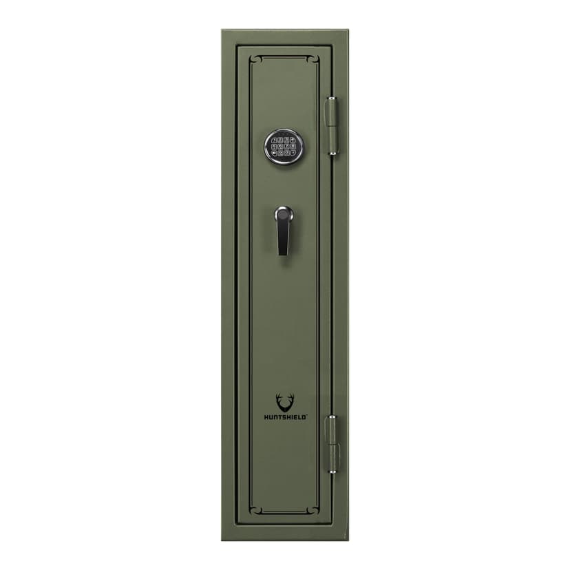 Huntshield 7-Gun Safe with Electronic Code Lock, Green