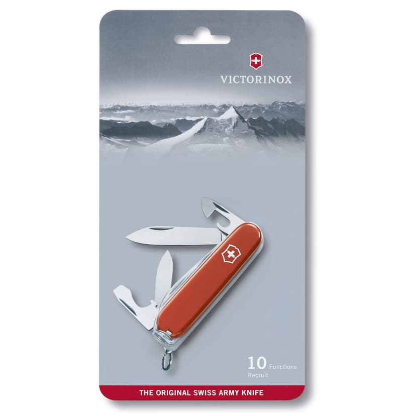 Victorinox Recruit Red Swiss Army Knife